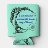 Je bent een Zeemeermin Blikjeskoeler (Achterkant)