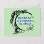 Je bent een Zeemeermin Briefkaart (Voorkant)