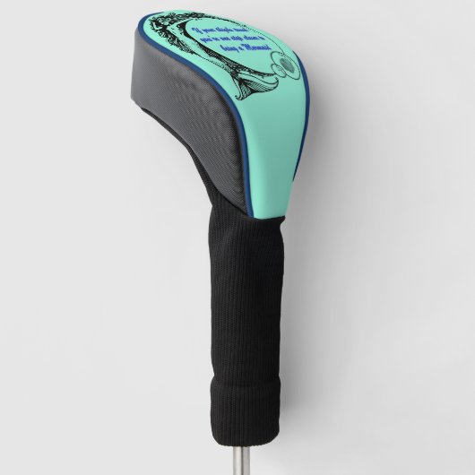 Je bent een Zeemeermin Golfheadcover (Schuin)
