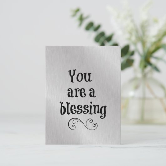 Je bent een zegen briefkaart (Staand voorkant)