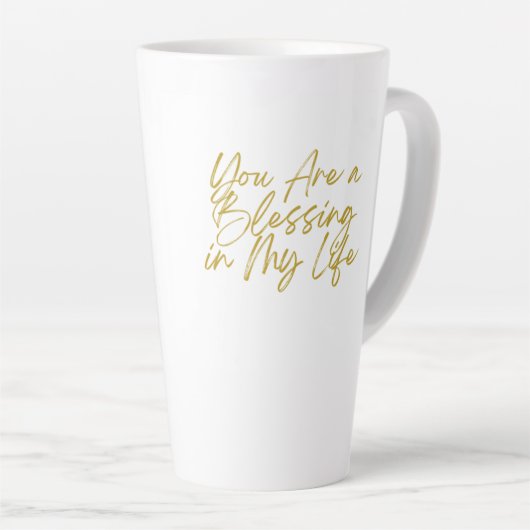 Je bent een zegen in mijn leven lange Mok (Rechterhoek)