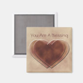 "Je bent een zegennet" Magnet (Voorkant / Achterkant)