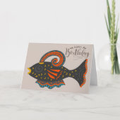 Je bent een zeldzame juweelvis verjaardag kaart (Voorkant)