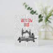 Je bent een zevengrote illustratie briefkaart (Staand voorkant)