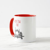 Je bent een zevengrote illustratie mok (Voorkant links)