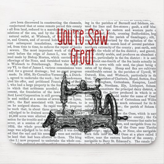 Je bent een zevengrote illustratie muismat (Voorkant)