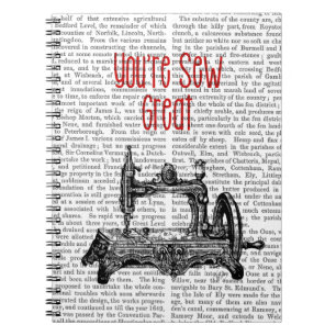 Je bent een zevengrote illustratie notitieboek