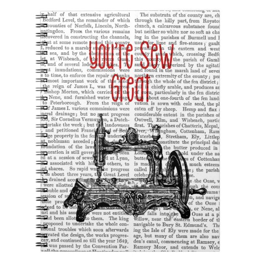 Je bent een zevengrote illustratie notitieboek (Voorkant)