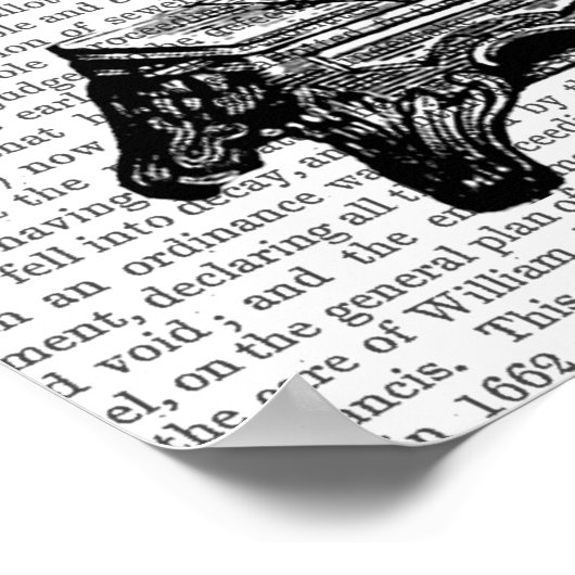 Je bent een zevengrote illustratie poster (Hoek)