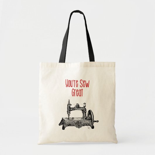 Je bent een zevengrote illustratie tote bag (Voorkant)