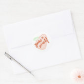 Je bent een zomerse sticker perzik (Envelop)