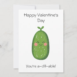 Je bent een zuurpruim! – Grappige augurk Valentijn Kaart