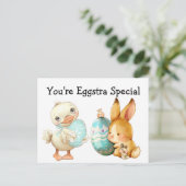Je bent Eggstra Speciaal Briefkaart (Staand voorkant)