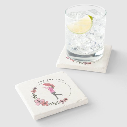 Je bent eigenaar van dit stenen onderzetter (Zijkant)