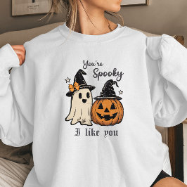 Je bent eng, ik vind je leuk Dames Halloween Trui