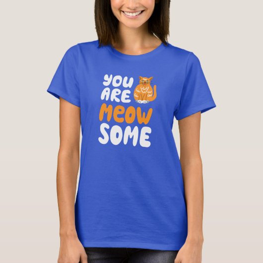 Je bent enig katten t-shirt (Voorkant)