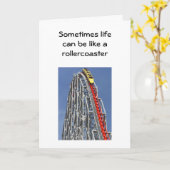 JE BENT ER AAN HET EINDE VAN DE RIDE KAART (Gele Bloem)