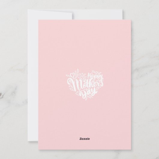 je bent er een in een meloenslepper moederdag feestdagenkaart (Achterkant)