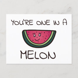 Je bent er één in een Melon Briefkaart