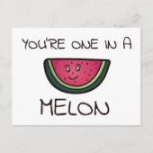 Je bent er één in een Melon Briefkaart (Voorkant)