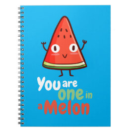 Je bent er een in een Melon notitieboek