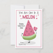 Je bent er een in een Melon Valentijns klaslokaal  Kaart (Voorkant)