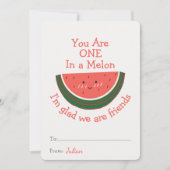 Je bent er een in een Melon Valentijnsdag klasloka (Voorkant)