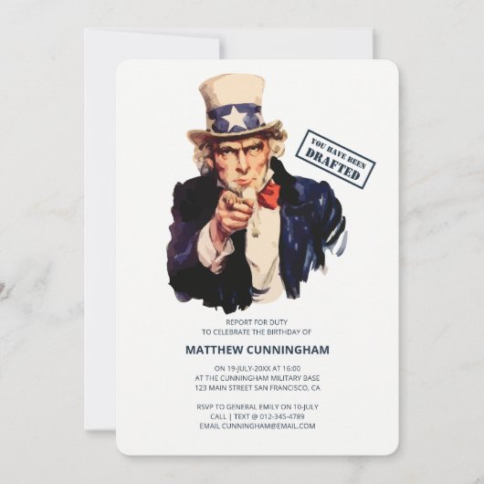 Je bent er klaar voor. B-Day Celebration Kaart (Voorkant)