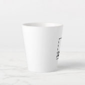 Je bent erg aardig latte mok (Voorkant)