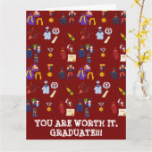 JE BENT ERG DAT HET AFSTUDEREN!!! KAART (Gele Bloem)