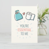 Je bent essentieel voor mij feestdagenkaart (Staand voorkant)