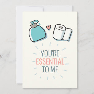 Je bent essentieel voor mij feestdagenkaart