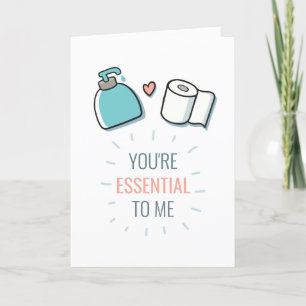 Je bent essentieel voor mij grappige Valentijnse Feestdagen Kaart