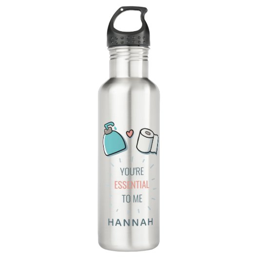 Je bent essentieel voor Vriendin Birthday Gag Waterfles (Voorkant)
