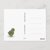 Je bent extra speciaal! Kuiken of pauw? humoristis Briefkaart (Achterkant)
