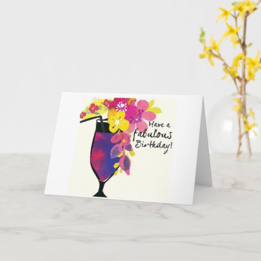 JE BENT **FANTASTISCH** DUS HEB EEN FANTASTISCHE V KAART (Gele Bloem)