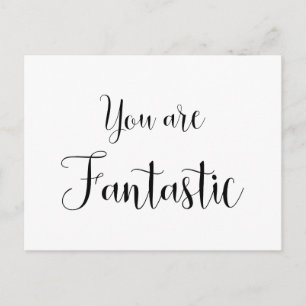 Je bent Fantastisch, Inspirerende Boodschap Briefkaart