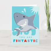 Je Bent Fintastisch Haai Bedankkaart (Voorkant)