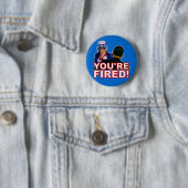 Je bent Fired. Anti-Obama-ontwerp Ronde Button 5,7 Cm (In situ)