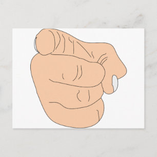 Je bent Fired Finger Briefkaart