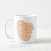 Je bent Fired Finger Koffiemok (Links)