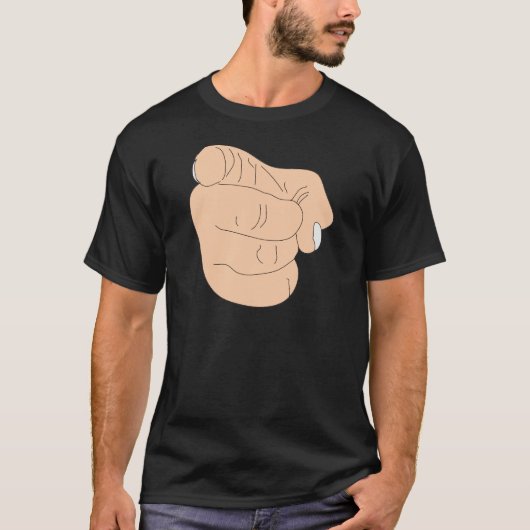 Je bent Fired Finger T-shirt (Voorkant)