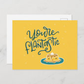 Je bent FLAN-tastisch, hand-getekend Briefkaart (Voorkant / Achterkant)