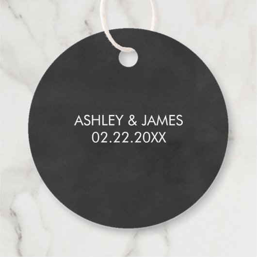 Je bent Flipping Geweldige Gift Label, Chalkboard Bedankjes Labels (Achterkant)