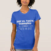 Je bent Funny Grammar Women's T-shirt (Voorkant)