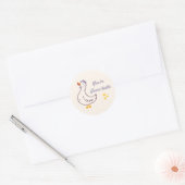 Je bent Gans-tastisch Sticker | Knuffelachtige gan (Envelop)