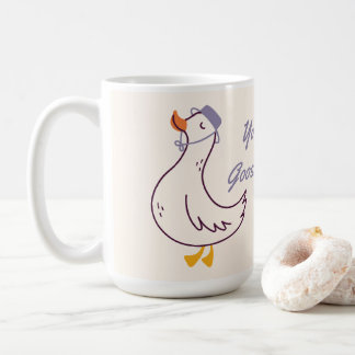 Je bent Ganstisch Mok | Cute Goose Pun Koffie 