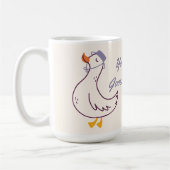 Je bent Ganstisch Mok | Cute Goose Pun Koffie (Links)