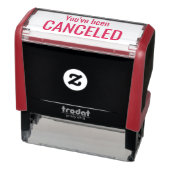 Je bent geannuleerd Red Ink Self-inking Stamp Zelfinktende Stempel (Product)
