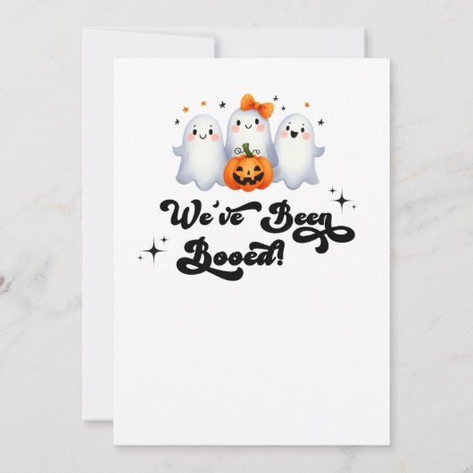 Je Bent Geboeid Halloween Buurtspelkaart Kaart (Achterkant)